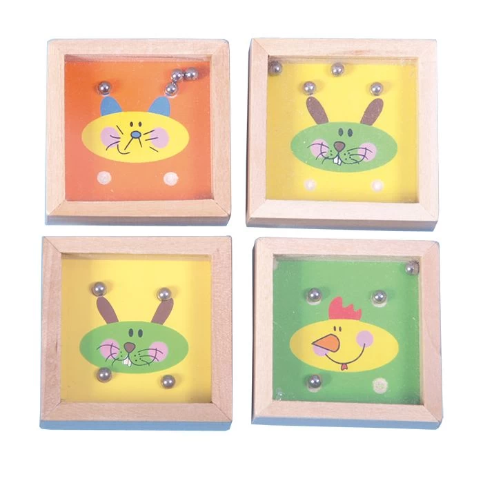 Merkloos Houten Geduldspelletje Mona 3 Merkloos Houten Geduldspelletje Mona