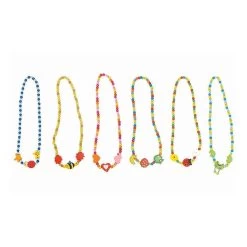 Merkloos Houten Kinder Halsketting Met Armband