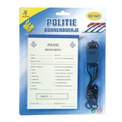 Merkloos Speelgoed Politie Bonnenboekje