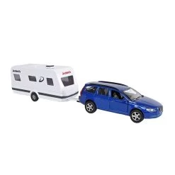 Merkloos Speelgoedauto Met Caravan