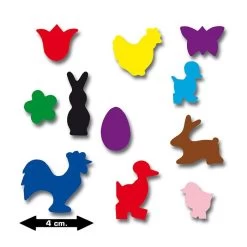 Merkloos Plakfiguren Pasen