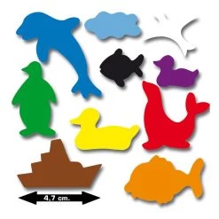 Merkloos Plakfiguren Zee