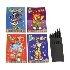 Merkloos Kleur- En Spelboekje Met Kleurtjes