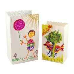 Merkloos Lichtzak Blanco Groot