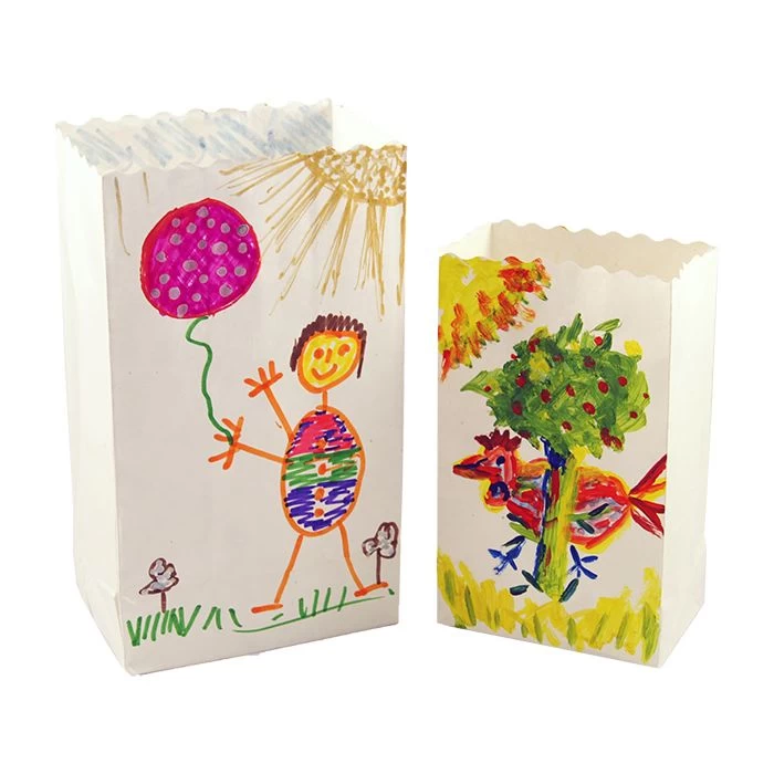 Merkloos Lichtzak Blanco Groot 3 Merkloos Lichtzak Blanco Groot