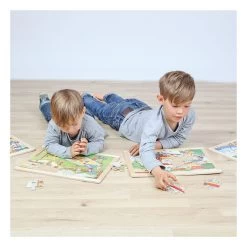 Beleduc Houten Raampuzzel Stad