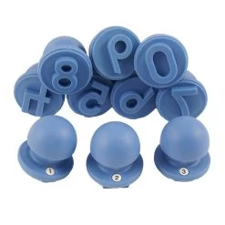 Merkloos Cijfer Stempels