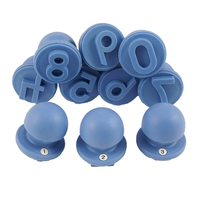 Merkloos Cijfer Stempels 3 Merkloos Cijfer Stempels