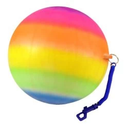 Merkloos Regenboogbal Met Koord