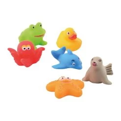 Merkloos 6 Badspeeltjes