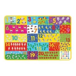 Merkloos Grote Cijfer Vloerpuzzel