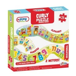 Merkloos Dubbelzijdige Alfabet-cijfer Puzzel