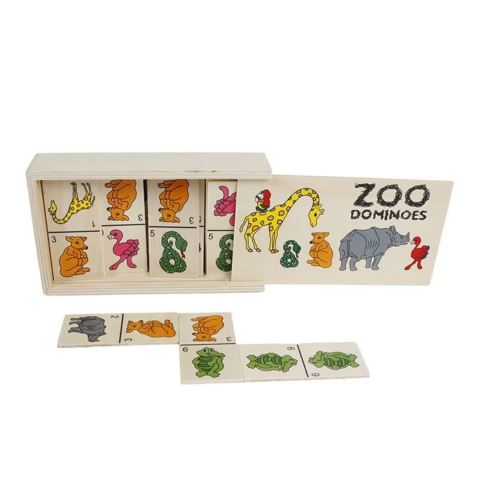 Merkloos Houten Domino Dierentuin Dieren 3 Merkloos Houten Domino Dierentuin Dieren