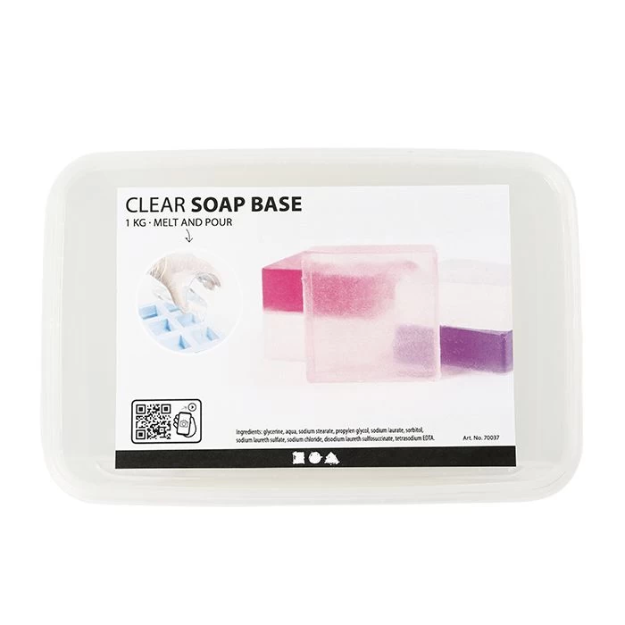 Merkloos Transparante Zeep 1 Kg 3 Merkloos Transparante Zeep 1 Kg