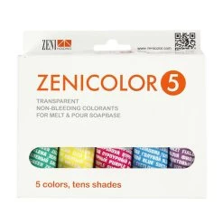 Merkloos Transparante Kleurstof Voor Zeep, 5 Stuk