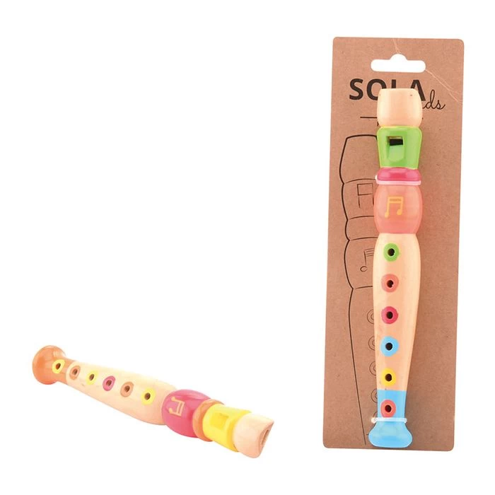 Merkloos Houten Blokfluit 3 Merkloos Houten Blokfluit