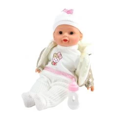 Merkloos Baby Pop Met Winter Poppenkleertjes