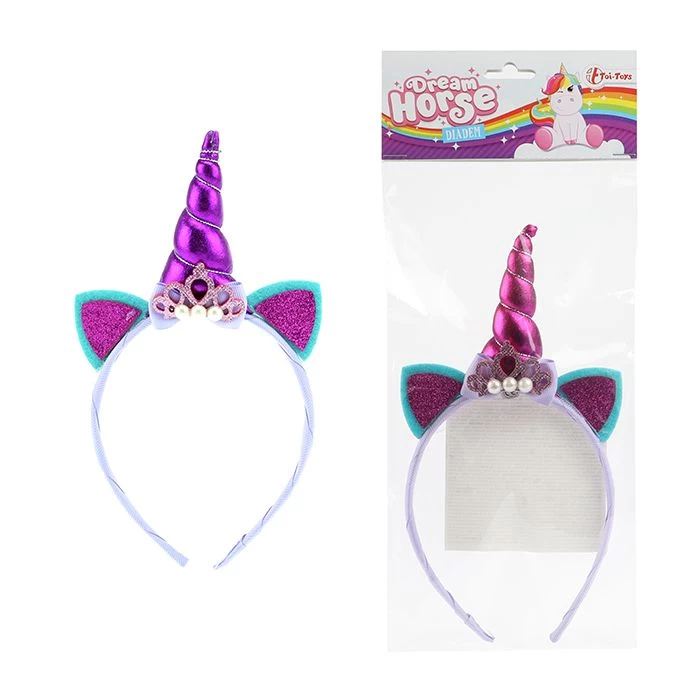 Merkloos Diadeem Eenhoorn 3 Merkloos Diadeem Eenhoorn