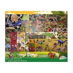 Merkloos Sticker Set Dino 500 Stuks