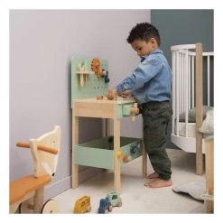 Trixie Houten Speelgoed Werkbank Mint