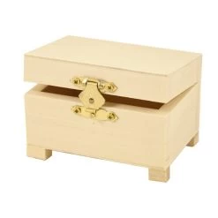 Merkloos Knutsel Schatkistje Van Hout