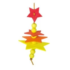Merkloos Knutsel Ster Hangerset