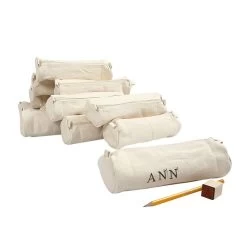 Merkloos Knutsel Etui Rond Van Katoen