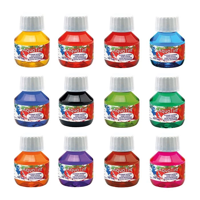 Waterverf Aqua Tint Assorti | 12 X 50ml 3 Waterverf Aqua Tint Assorti | 12 X 50ml