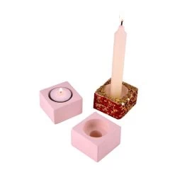 Merkloos Knutsel Kaarsen Standaard Van Keramiek