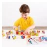 Beleduc Houten Puzzelblokken Moziblox -Speelgoedwinkel 21030 child kopie