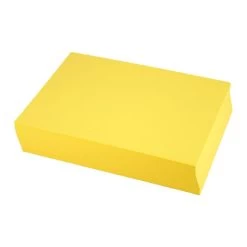 Merkloos Gekleurd Papier Geel 80 Gr 21x29,5 Cm
