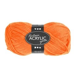 Merkloos Acryl Garen, Oranje