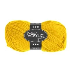 Merkloos Acryl Garen, Geel