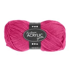 Merkloos Acryl Garen, Roze