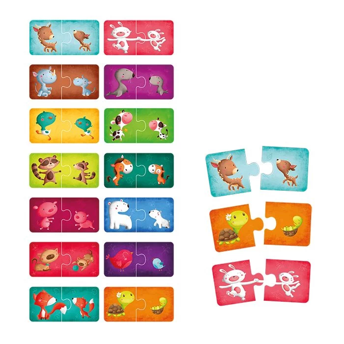 Puzzel Mama En Baby Dieren 3 Puzzel Mama En Baby Dieren