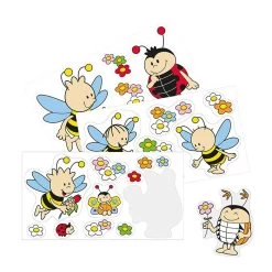 Beleduc Muurstickers Bijenkorf