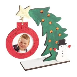 Merkloos Knutsel Kerst Fotohanger