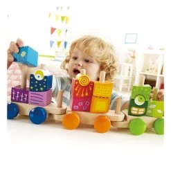 Hape Houten Blokkentrein Fantasie