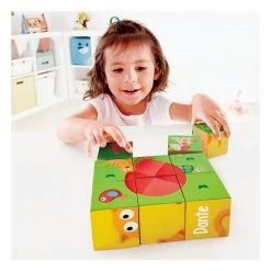 Hape Houten Blokpuzzel Pepe & Friends
