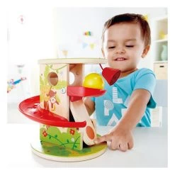 Hape Knikkerbaan Press And Slide