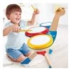 Hape Drum Set -Speelgoedwinkel e0613 drum and cymbal set 1 kopie