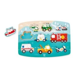 Hape Knoppuzzel Voertuigen
