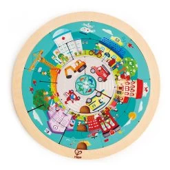 Hape Puzzel Beroepen Rotonde