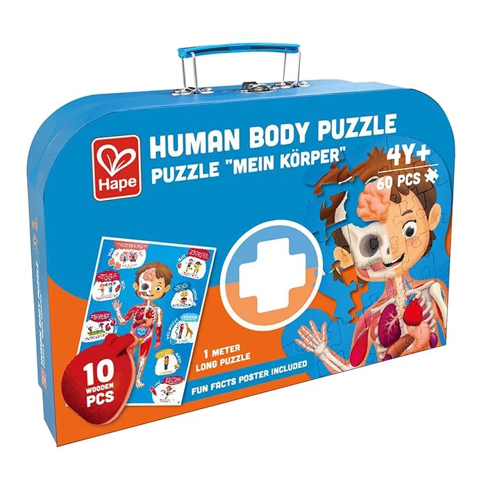 Hape Menselijk Lichaam Puzzel 1m 3 Hape Menselijk Lichaam Puzzel 1m
