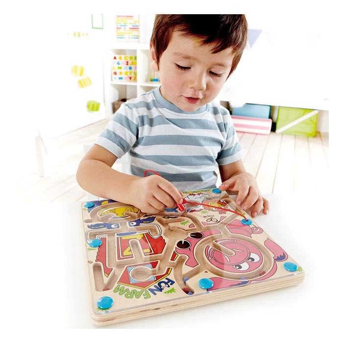 Hape Magnetisch Doolhof Boerderij 3 Hape Magnetisch Doolhof Boerderij