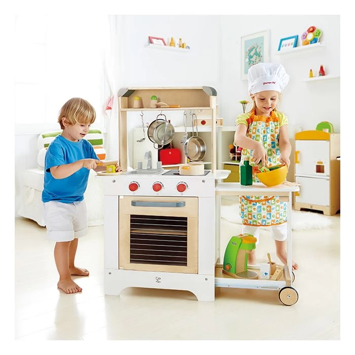 Hape Houten Speelgoed Keuken Cook 'n Serve 3 Hape Houten Speelgoed Keuken Cook 'n Serve