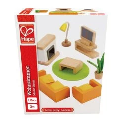 Hape Houten Poppenhuis Woonkamer