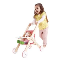 Houten Speelgoed Poppenbuggy Hape
