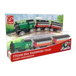Hape Houten Trein Stoom Passagierstrein
