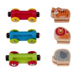 Hape Houten Trein Jungledieren